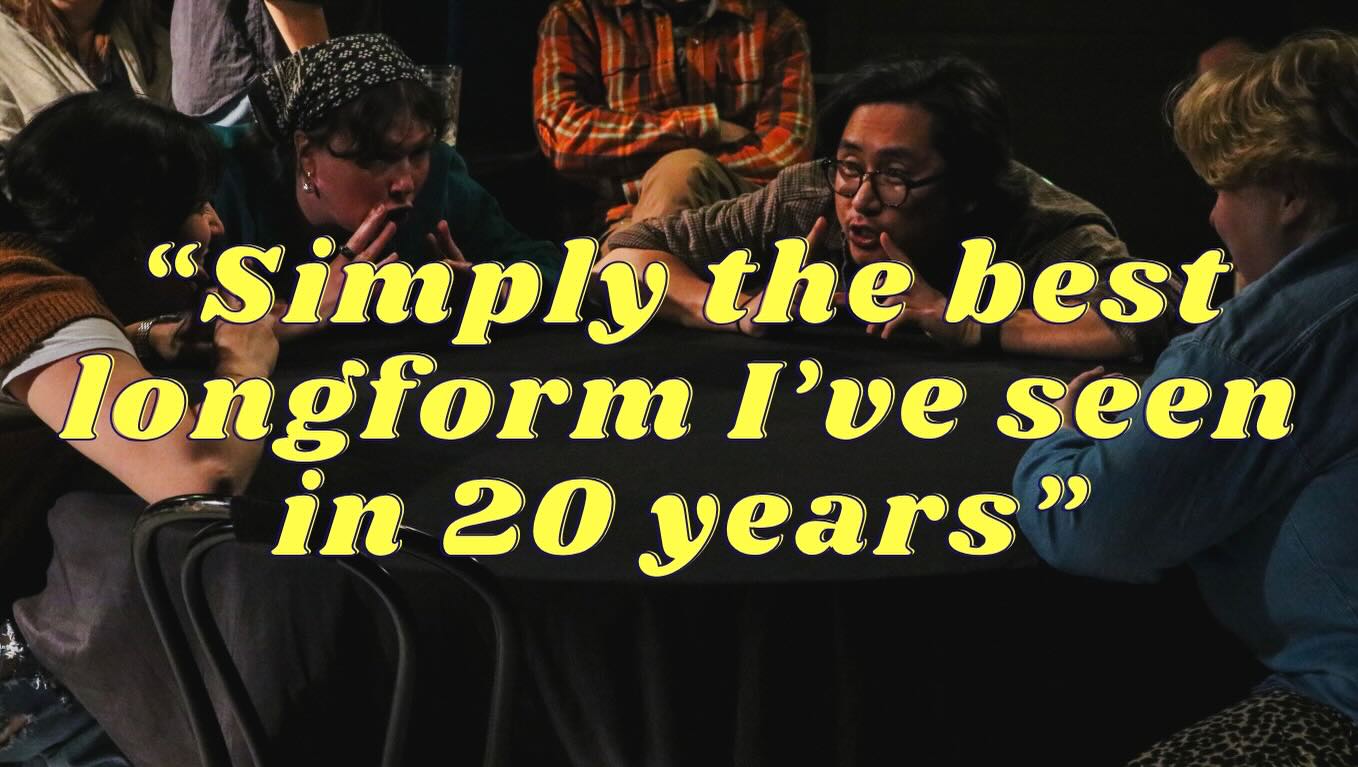 Audience watching The Orbit improv show in Chicago