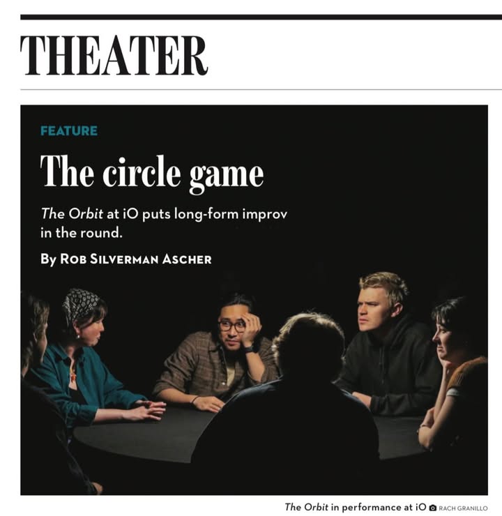 Chicago Reader feature on The Orbit longform improv show